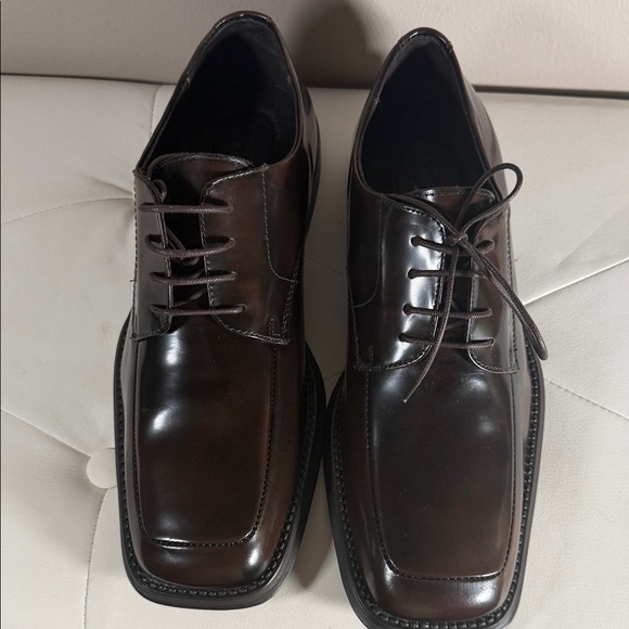 Reaction Kenneth Cole Rich Brown Leather Derbys main image 9